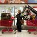 Ann Arbor resident Amanda Adams uses two carts in the check out line at Target on Thursday. Daniel Brenner I AnnArbor.com